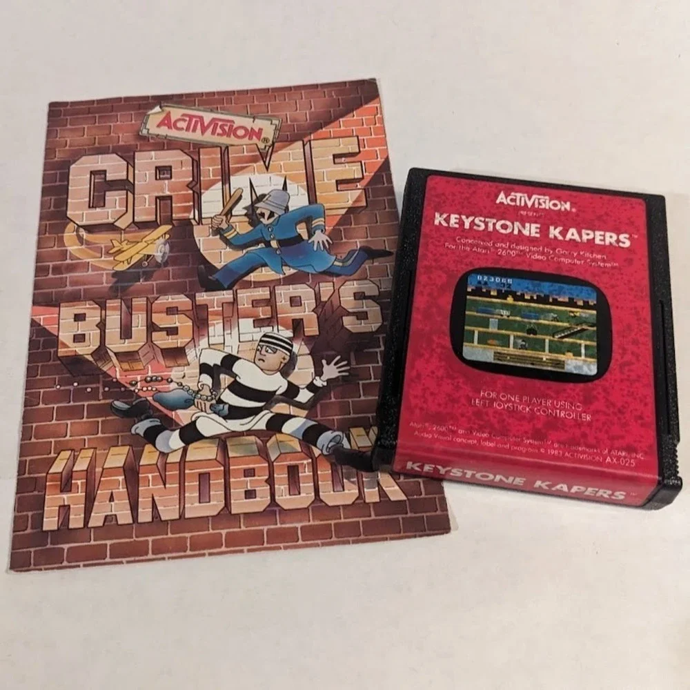 Vintage Atari 2600 Keystone‎ Kapers With Rare Manual Untested Activision 1983
